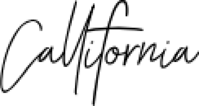Callifornia Font Preview