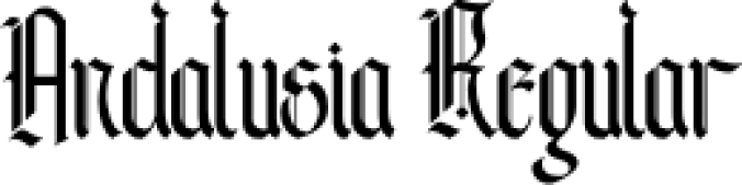 Andalusia Font Preview