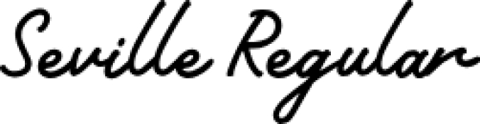 Seville Font Preview