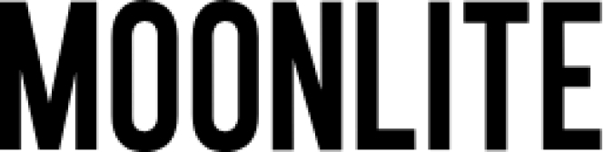 Moonlite Solid Font Preview