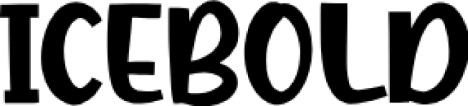 ICEBOLD Font Preview