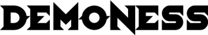 Demoness Font Preview
