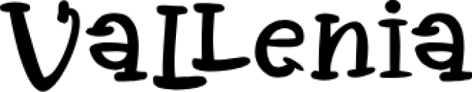 Vallenia Font Preview