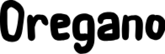 Orega Font Preview
