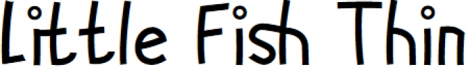 Little Fish Font Preview