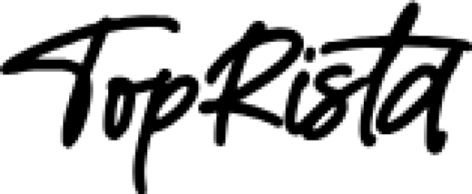 TopRista Font Preview