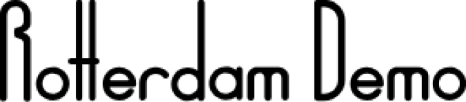Rotterdam Font Preview