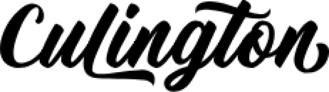 Culing Font Preview