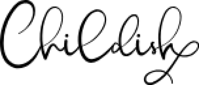 Childish Font Preview
