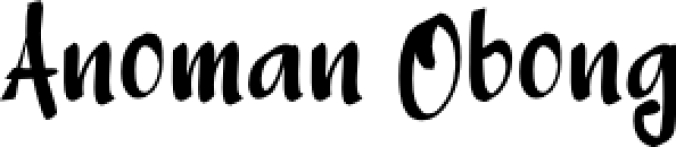 A Anoman Obong Font Preview
