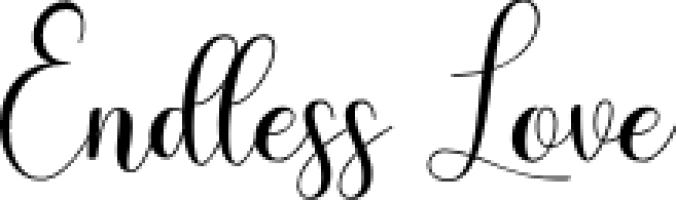 Endless Love Font Preview