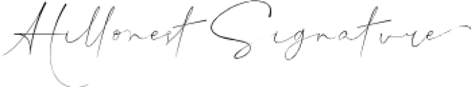 Hillonest - Modern Signature Scrip Font Preview