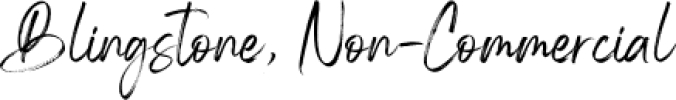 Blingstone Font Preview