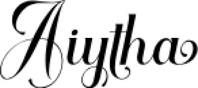 Aiytha Font Preview