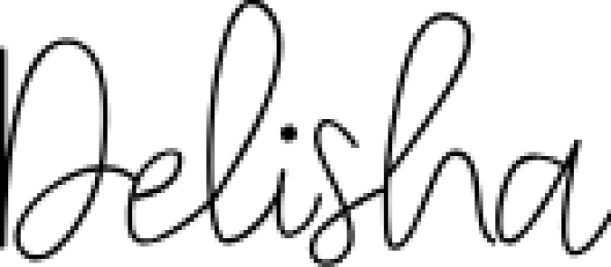 Delisha Font Preview