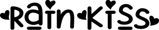 Rain Kiss Font Preview
