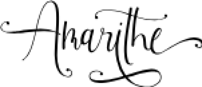 Amarithe Font Preview