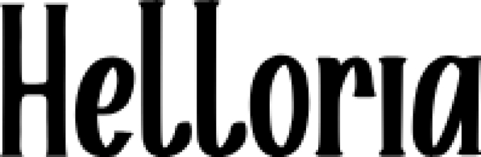 Helloria Font Preview