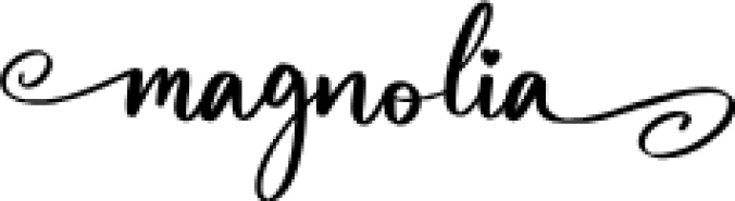 Magnolia Font Preview