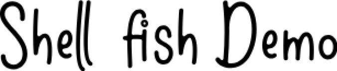 Shell & fish Font Preview