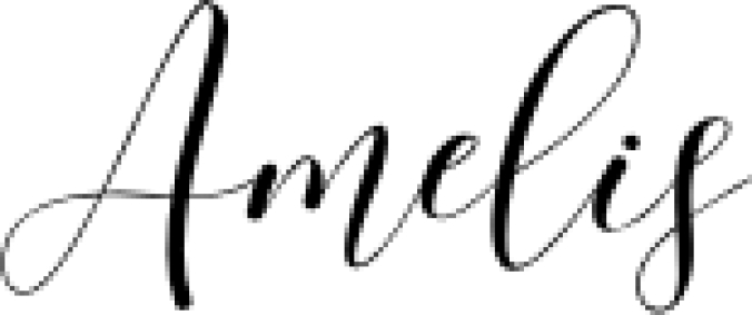 Amelis Font Preview