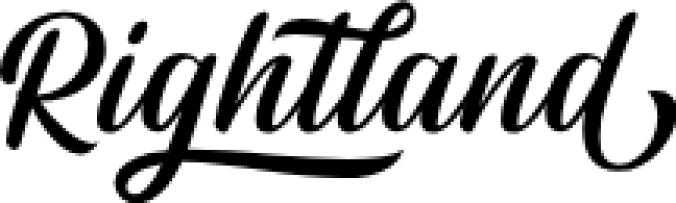 Rightland Font Preview