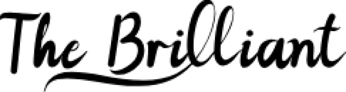 The Brillia Font Preview