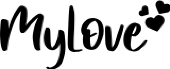 My Love Font Preview