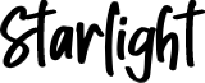 Starligh Font Preview
