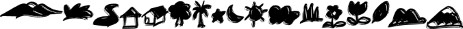A Anak Cute Bonus Font Preview