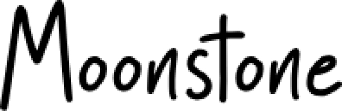 Moonstone Font Preview