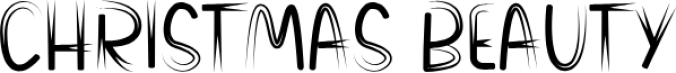 Christmas Beauty Font Preview
