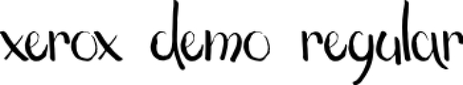 Xerox Font Preview