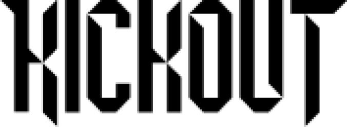 Kickou Font Preview