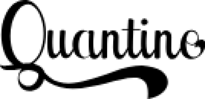 Quantine Font Preview