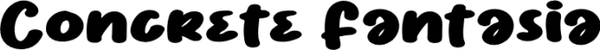 Concrete Fantasia Font Preview