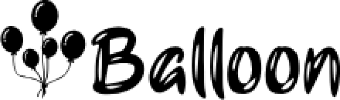 Ball Font Preview