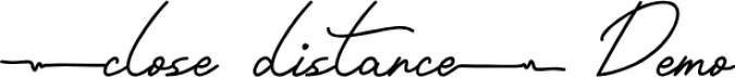 Close Distance Font Preview