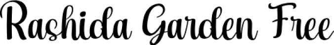 Rashida Garde Font Preview