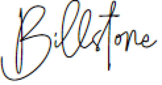 Billstone Font Preview