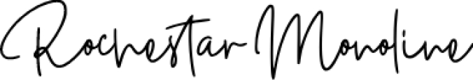 Rochestar Font Preview