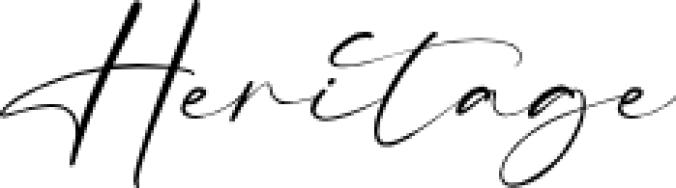 Heritage Font Preview