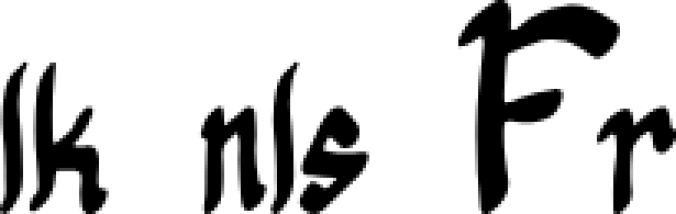 Black Angels Font Preview