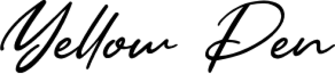 Yellow Pe Font Preview