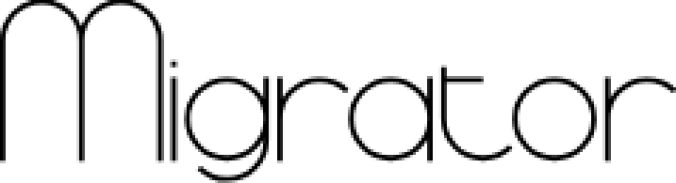 Migrator Font Preview