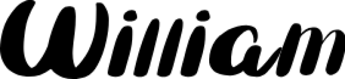 William Font Preview