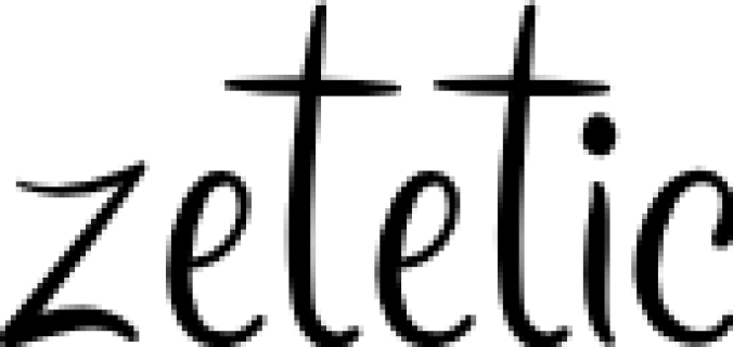 Zetetic Font Preview