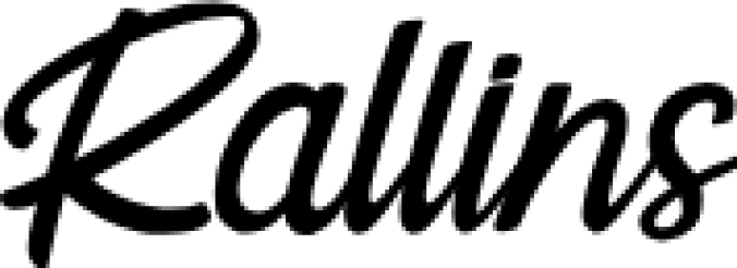 Rallins Font Preview