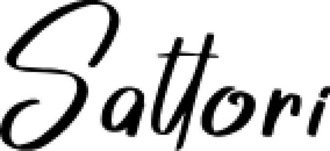 Sattori Font Preview