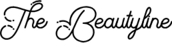 The Beautyline Font Preview